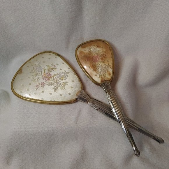 Bath Vintage Hair Brush And Mirror Set Poshmark